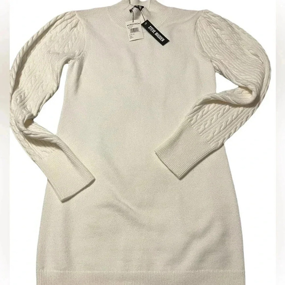 Steve Madden Cable Long Sleeve Sweater Dress
Ivory Cream From Nordstrom Size M - Picture 2 of 5